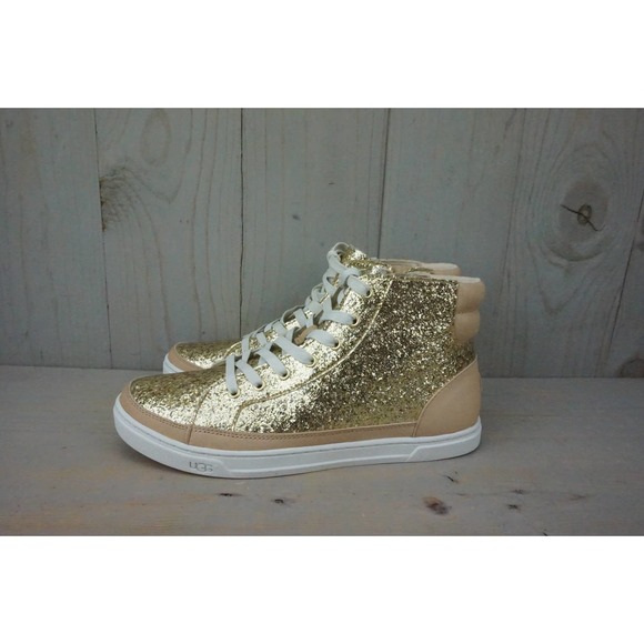 UGG Shoes - ugg gradie glitter gold sneakers us 6.5 NIB